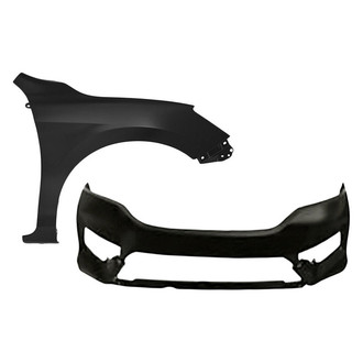 TruParts® - 2-Piece (Front Bumper Cover, Front Passenger Side Fender) (Standard Line)