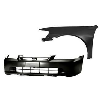 TruParts® - 2-Piece (Front Bumper Cover, Front Driver Side Fender) (Standard Line)