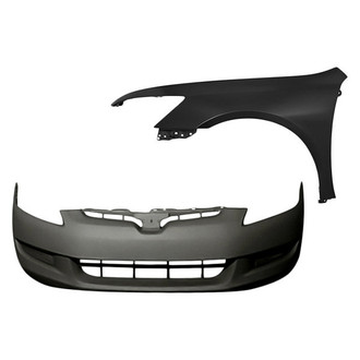 TruParts® - 2-Piece (Front Bumper Cover, Front Driver Side Fender) (Standard Line)