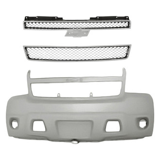 TruParts® - 3-Piece (Front Bumper Cover, Upper and Lower Grille) (Standard Line)