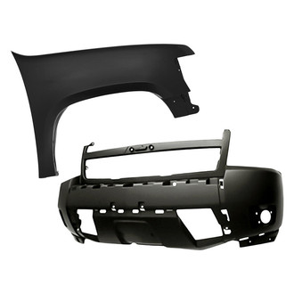 TruParts® - 2-Piece (Front Bumper Cover, Front Passenger Side Fender) (CAPA Certified)