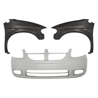 TruParts® - 3-Piece (Front Bumper Cover, Front Driver and Passenger Side Fender) (Standard Line)