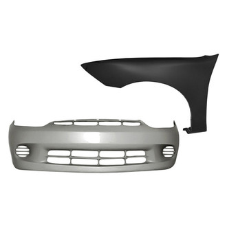 TruParts® - 2-Piece (Front Bumper Cover, Front Driver Side Fender) (Standard Line)