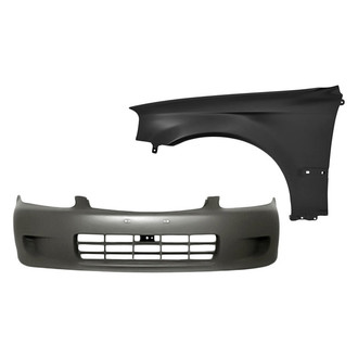 TruParts® - 2-Piece (Front Bumper Cover, Front Driver Side Fender) (Standard Line)