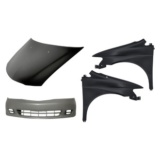 TruParts® - 4-Piece (Front Bumper Cover, Front Driver and Passenger Side Fender, Hood Panel) (Standard Line)