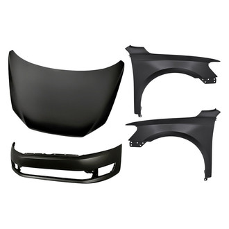 TruParts® - 4-Piece (Front Bumper Cover, Front Driver and Passenger Side Fender, Hood Panel) (Standard Line)