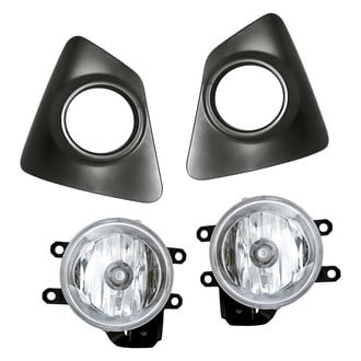 TruParts® - 4-Piece (Driver and Passenger Side Fog Light, Front Inner and Outer Fog Light Bezel) (Standard Line)