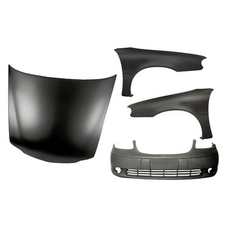TruParts® - 4-Piece (Front Bumper Cover, Front Driver and Passenger Side Fender, Hood Panel) (Standard Line)