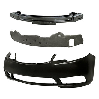 TruParts® - 3-Piece (Front Bumper Cover, Front Bumper Reinforcement, Front Bumper Absorber) (Standard Line)