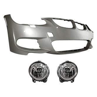 TruParts® - 3-Piece (Front Bumper Cover, Driver and Passenger Side Fog Light) (Standard Line)