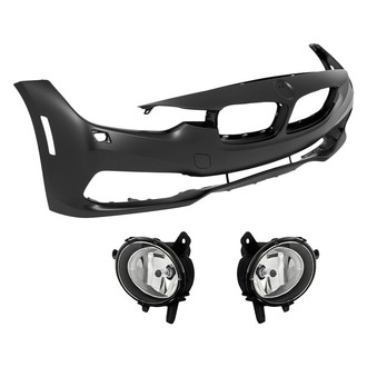TruParts® - 3-Piece (Front Bumper Cover, Driver and Passenger Side Fog Light) (Standard Line)