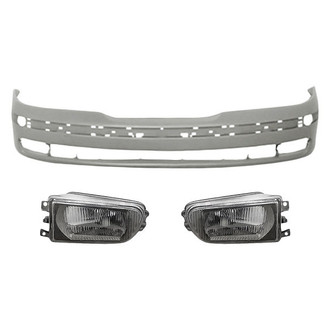 TruParts® - 3-Piece (Front Bumper Cover, Driver and Passenger Side Fog Light) (Standard Line)