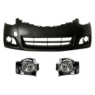 TruParts® - 3-Piece (Front Bumper Cover, Driver and Passenger Side Fog Light) (Standard Line)