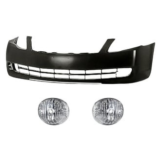 TruParts® - 3-Piece (Front Bumper Cover, Driver and Passenger Side Fog Light Lens and Housing) (Standard Line)