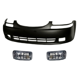 TruParts® - 3-Piece (Front Bumper Cover, Driver and Passenger Side Fog Light) (Standard Line)