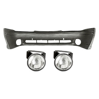 TruParts® - 3-Piece (Front Bumper Cover, Driver and Passenger Side Fog Light) (Standard Line)