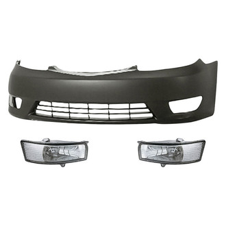 TruParts® - 3-Piece (Front Bumper Cover, Driver and Passenger Side Fog Light) (Standard Line)