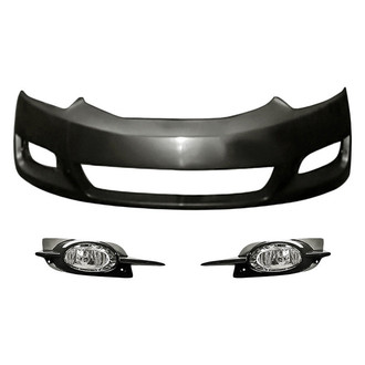 TruParts® - 3-Piece (Front Bumper Cover, Driver and Passenger Side Fog Light) (Standard Line)