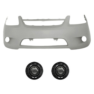 TruParts® - 3-Piece (Front Bumper Cover, Driver and Passenger Side Fog Light) (Standard Line)