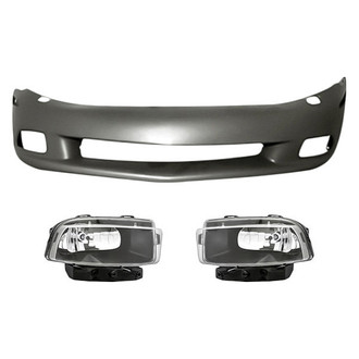 TruParts® - 3-Piece (Front Bumper Cover, Driver and Passenger Side Fog Light) (Standard Line)
