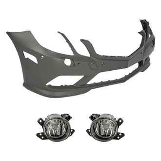 TruParts® - 3-Piece (Front Bumper Cover, Driver and Passenger Side Fog Light) (Standard Line)