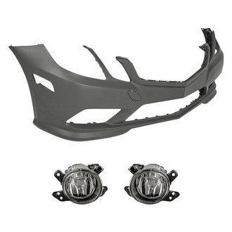 TruParts® - 3-Piece (Front Bumper Cover, Driver and Passenger Side Fog Light) (Standard Line)