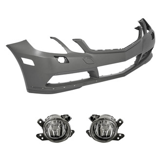 TruParts® - 3-Piece (Front Bumper Cover, Driver and Passenger Side Fog Light) (Standard Line)