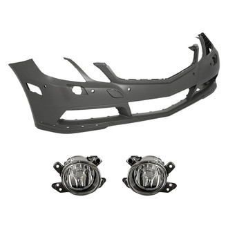 TruParts® - 3-Piece (Front Bumper Cover, Driver and Passenger Side Fog Light) (Standard Line)