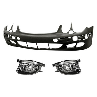 TruParts® - 3-Piece (Front Bumper Cover, Driver and Passenger Side Fog Light) (Standard Line)