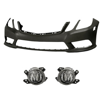 TruParts® - 3-Piece (Front Bumper Cover, Driver and Passenger Side Fog Light) (Standard Line)