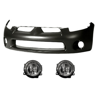 TruParts® - 3-Piece (Front Bumper Cover, Driver and Passenger Side Fog Light) (Standard Line)