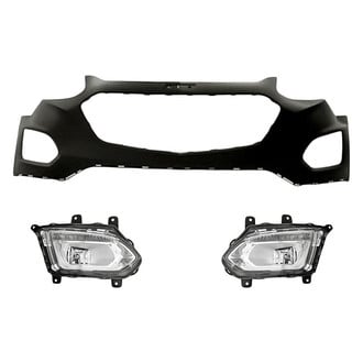 TruParts® - 3-Piece (Front Upper Bumper Cover, Driver and Passenger Side Fog Light) (Standard Line)