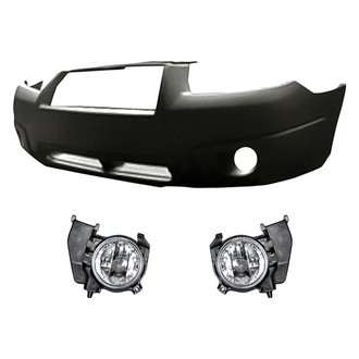 TruParts® - 3-Piece (Front Bumper Cover, Driver and Passenger Side Fog Light) (Standard Line)