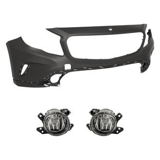 TruParts® - 3-Piece (Front Bumper Cover, Driver and Passenger Side Fog Light) (Standard Line)