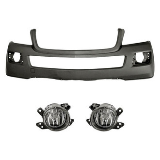 TruParts® - 3-Piece (Front Bumper Cover, Driver and Passenger Side Fog Light) (Standard Line)