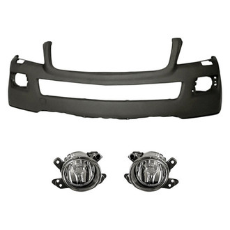 TruParts® - 3-Piece (Front Bumper Cover, Driver and Passenger Side Fog Light) (Standard Line)