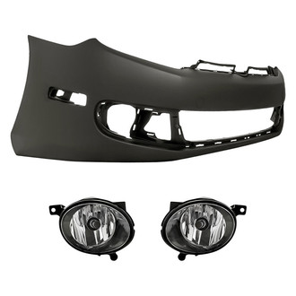 TruParts® - 3-Piece (Front Bumper Cover, Driver and Passenger Side Fog Light) (Standard Line)