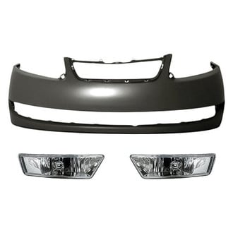 TruParts® - 3-Piece (Front Bumper Cover, Driver and Passenger Side Fog Light) (Standard Line)