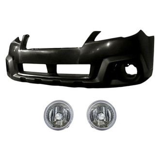 TruParts® - 3-Piece (Front Bumper Cover, Driver and Passenger Side Fog Light) (Standard Line)