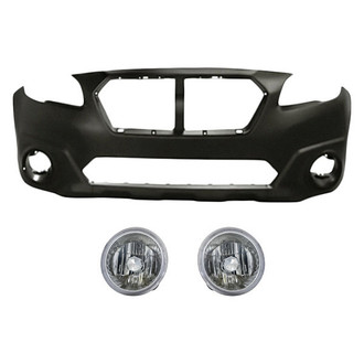 TruParts® - 3-Piece (Front Bumper Cover, Driver and Passenger Side Fog Light) (Standard Line)