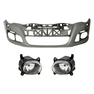 TruParts® - 3-Piece (Front Bumper Cover, Driver and Passenger Side Fog Light) (Standard Line)