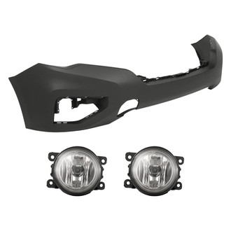 TruParts® - 3-Piece (Front Bumper Cover, Driver and Passenger Side Fog Light) (Standard Line)
