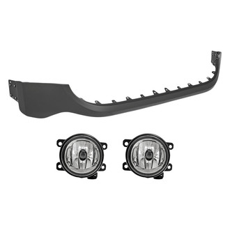 TruParts® - 3-Piece (Front Upper Bumper Cover, Driver and Passenger Side Fog Light) (Standard Line)