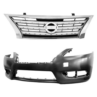 TruParts® - 2-Piece (Front Bumper Cover, Grille) (CAPA Certified)