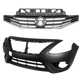 TruParts® - 2-Piece (Front Bumper Cover, Grille) (CAPA Certified)