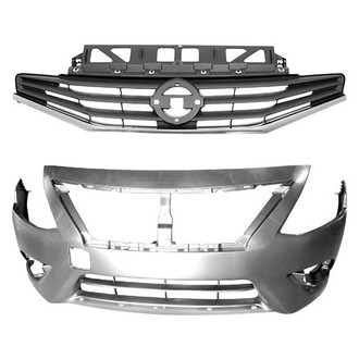 TruParts® - 2-Piece (Front Bumper Cover, Grille) (CAPA Certified)