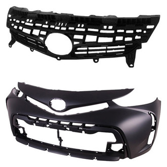 TruParts® - 2-Piece (Front Bumper Cover, Grille) (CAPA Certified)