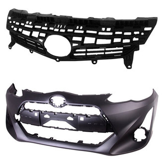 TruParts® - 2-Piece (Front Bumper Cover, Grille) (CAPA Certified)
