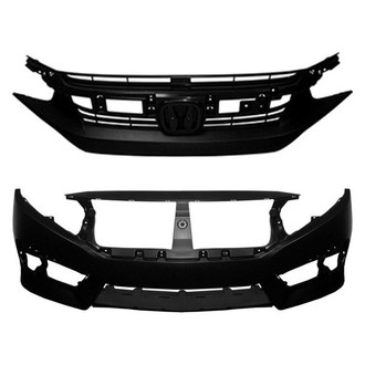 TruParts® - 2-Piece (Front Bumper Cover, Grille) (CAPA Certified)