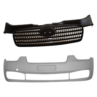 TruParts® - 2-Piece (Front Bumper Cover, Grille) (CAPA Certified)